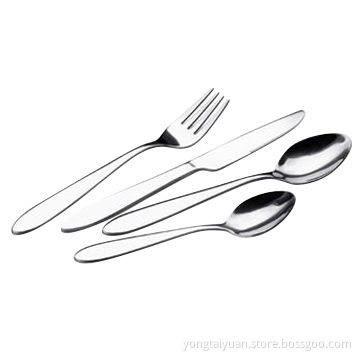 Simple Flatware Set, Made of S/S 13/0, Suitable for Dinner, Snack, Tea, Coffee